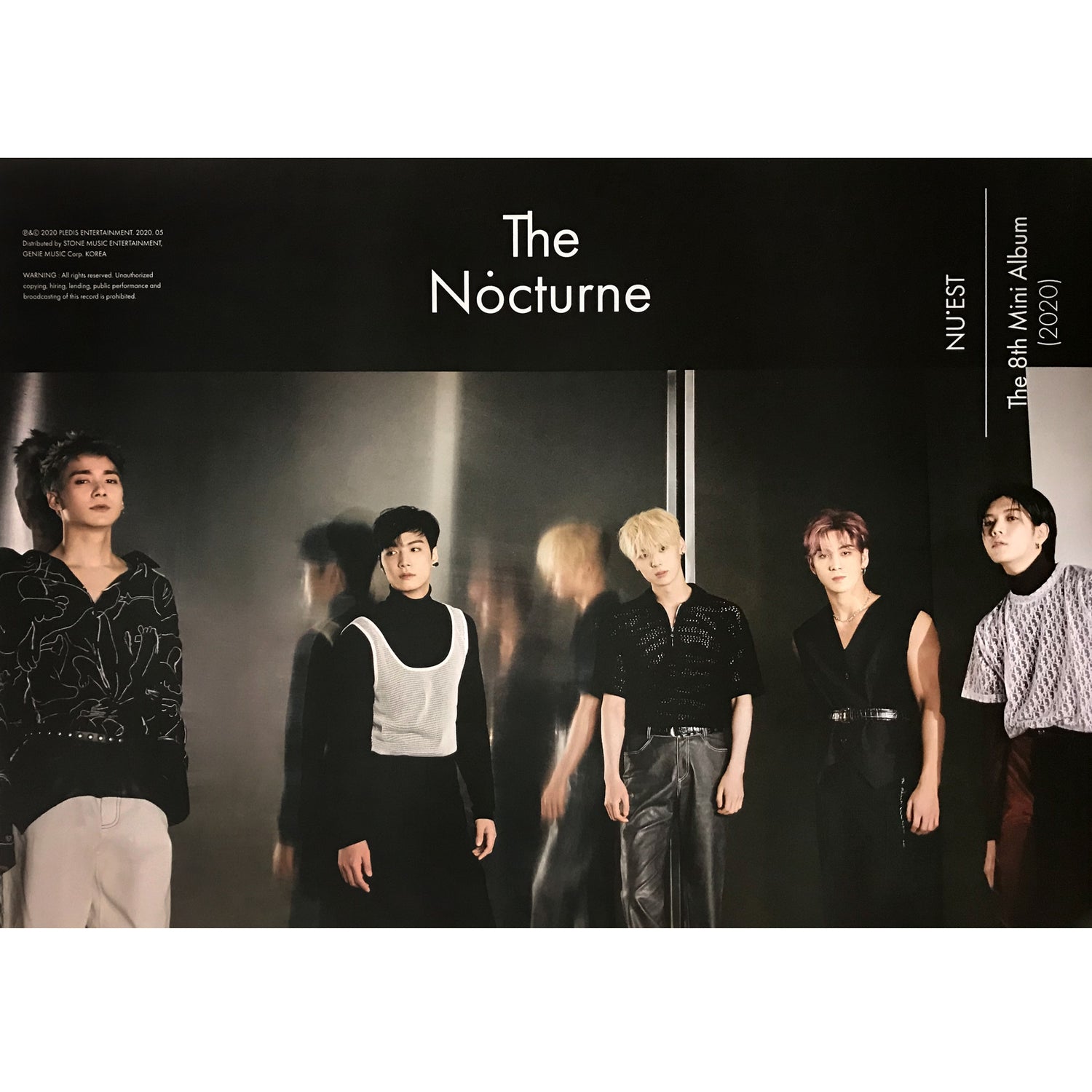 뉴이스트 | NU'EST | 8TH MINI ALBUM [ THE NOCTURNE ] | (GROUP VER.) POSTER ONLY