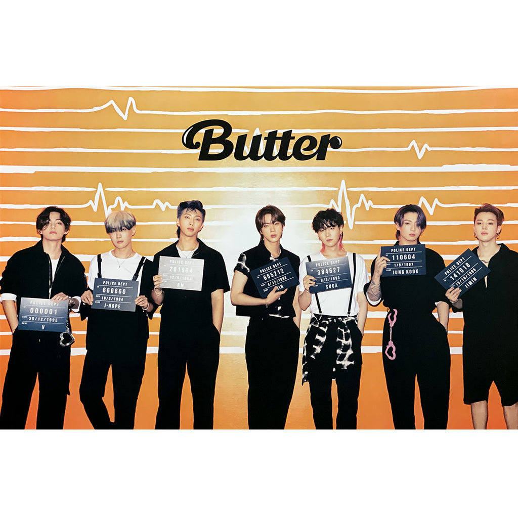 방탄소년단 | BTS | 2ND SINGLE ALBUM [ BUTTER ] | (CREAM VER.) POSTER ONLY