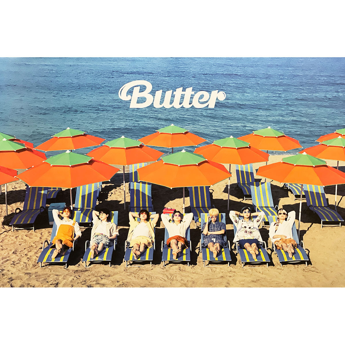 방탄소년단 | BTS | 2ND SINGLE ALBUM [ BUTTER ] | (PEACHES VER.) POSTER ONLY