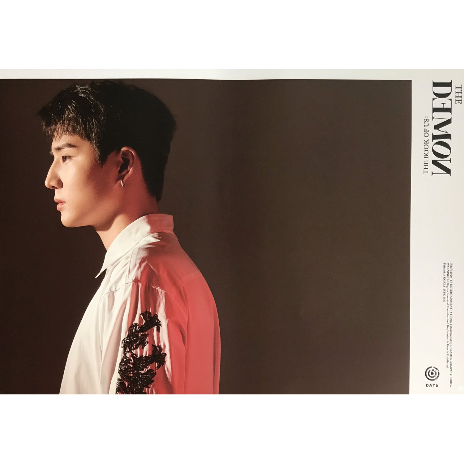 데이식스 | DAY6 | 6TH MINI ALBUM [ THE BOOK OF US: THE DEMON ] | (YOUNG K VER.) POSTER ONLY