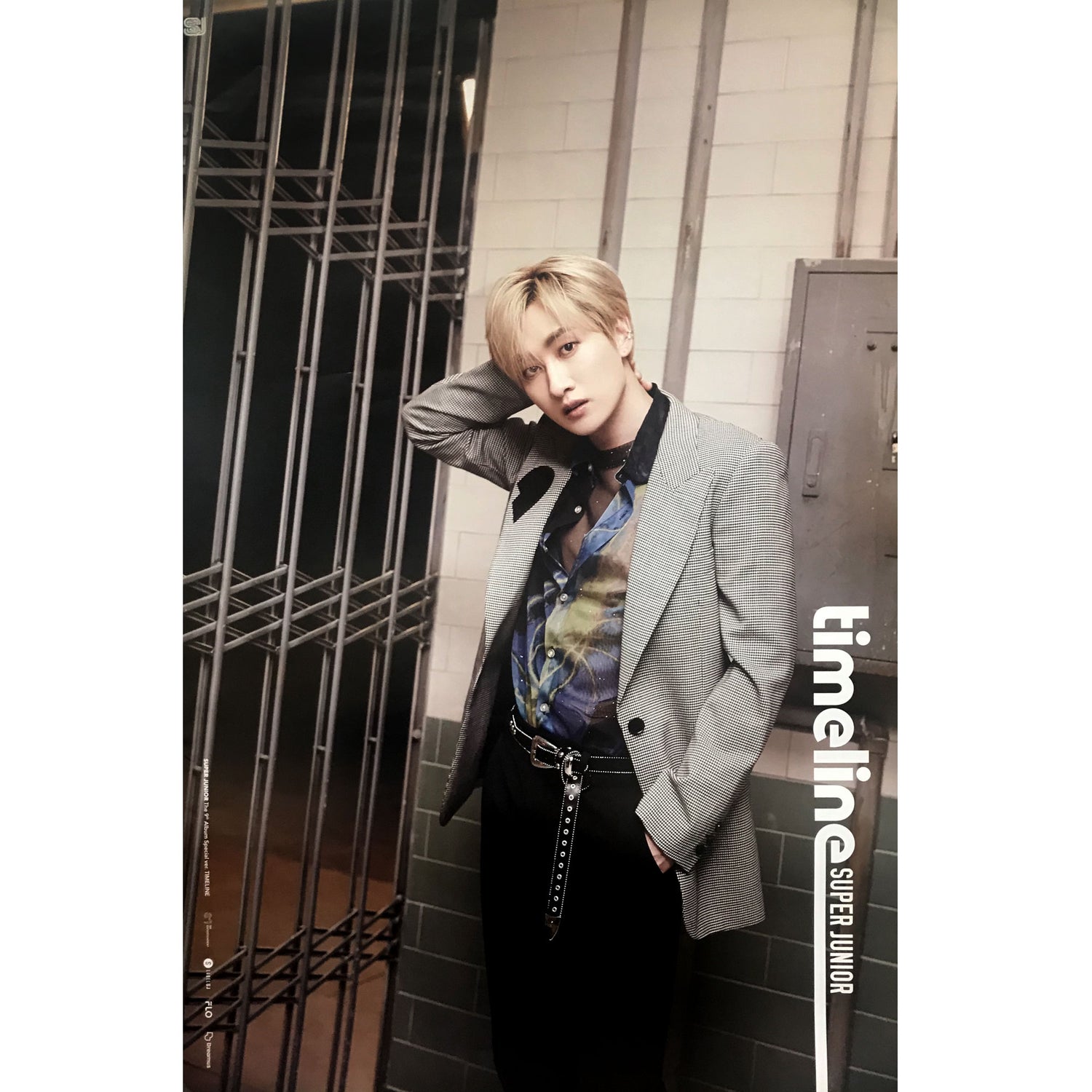 슈퍼쥬니어 | SUPER JUNIOR | 9TH ALBUM [ TIME LINE ] SPECIAL EDITION | (EUNHYUK VER.) POSTER ONLY