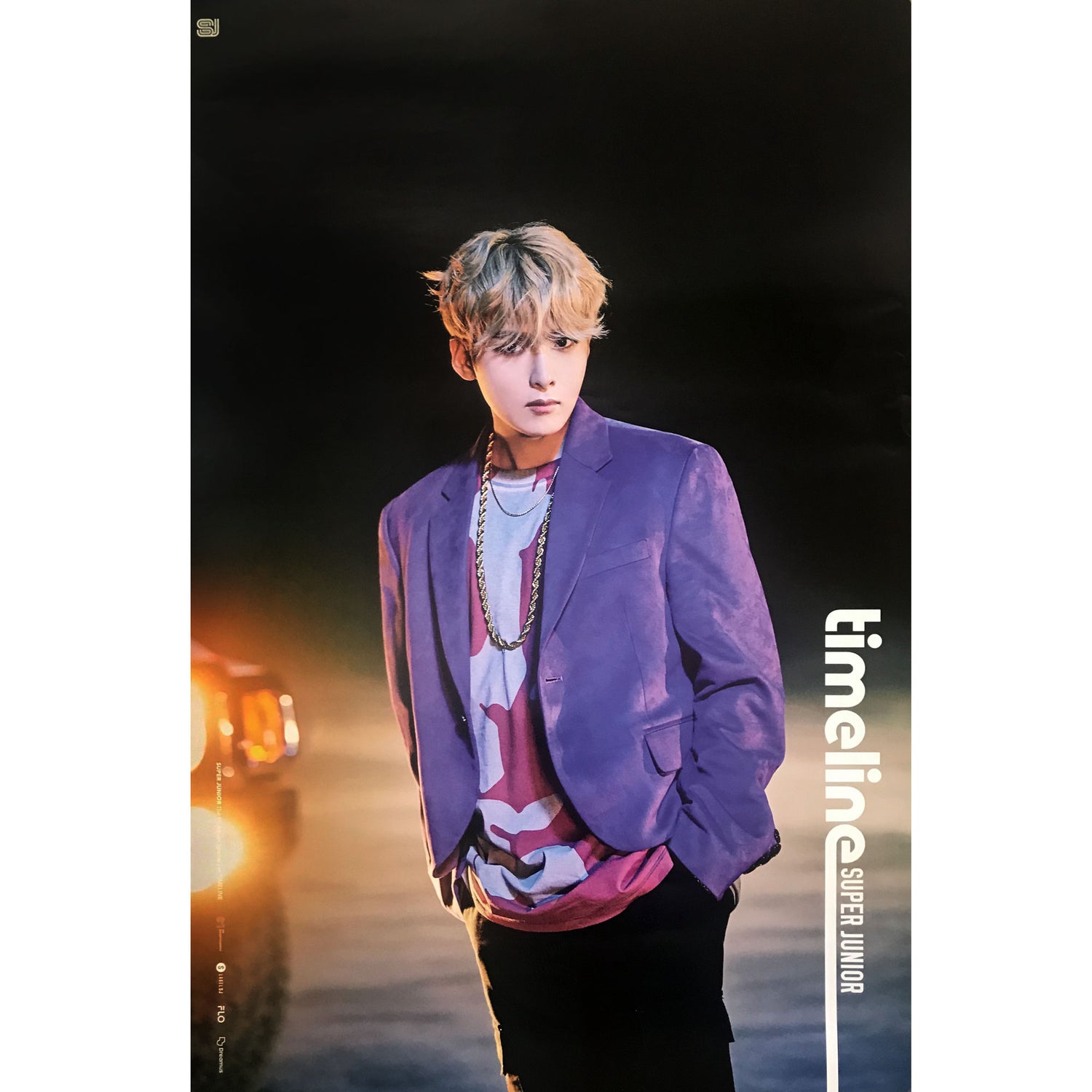 슈퍼쥬니어 | SUPER JUNIOR | 9TH ALBUM [ TIME LINE ] SPECIAL EDITION | (RYEOWOOK VER.) POSTER ONLY