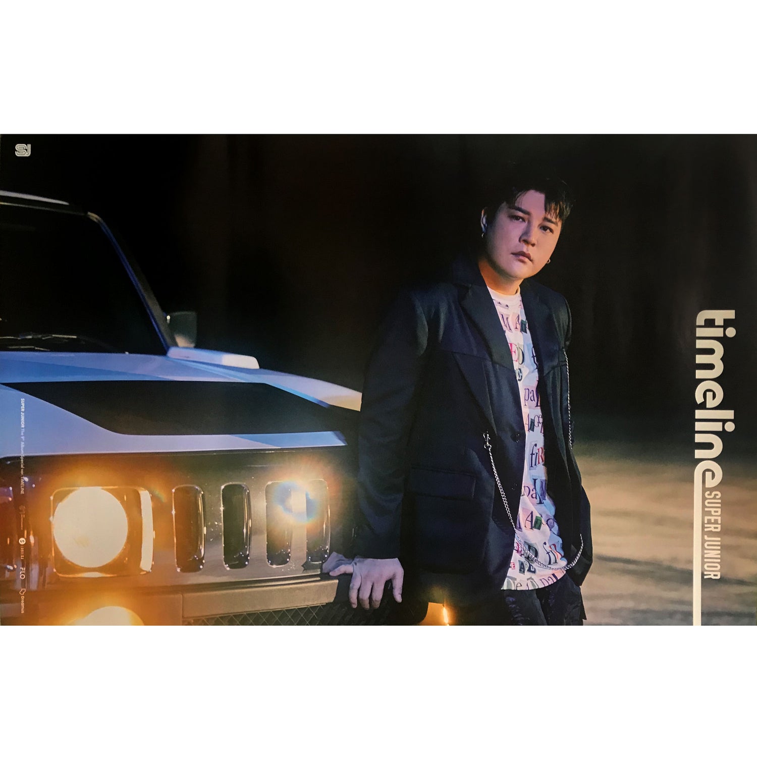 슈퍼쥬니어 | SUPER JUNIOR | 9TH ALBUM [ TIME LINE ] SPECIAL EDITION | (SHINDONG VER.) POSTER ONLY