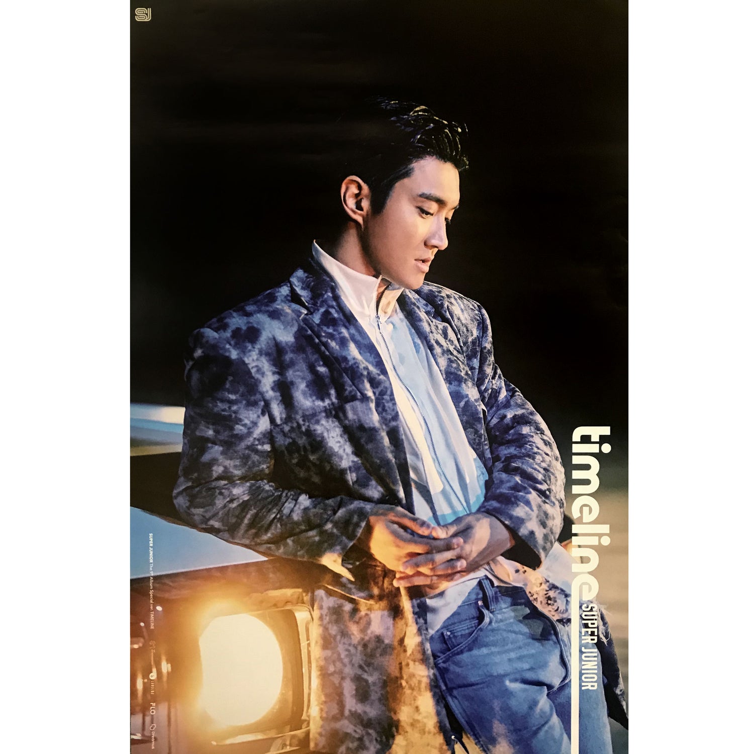 슈퍼쥬니어 | SUPER JUNIOR | 9TH ALBUM [ TIME LINE ] SPECIAL EDITION | (SIWON VER.) POSTER ONLY