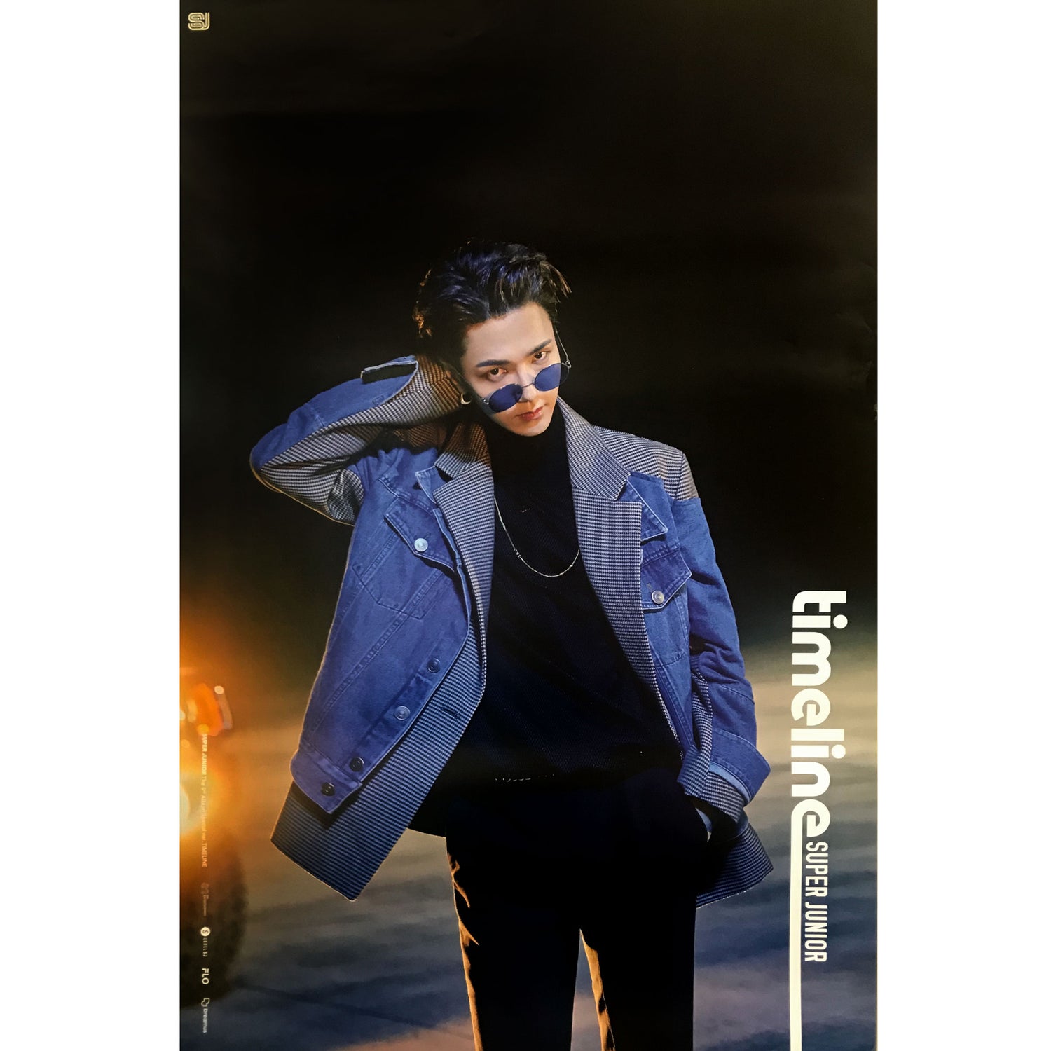 슈퍼쥬니어 | SUPER JUNIOR | 9TH ALBUM [ TIME LINE ] SPECIAL EDITION | (YESUNG VER.) POSTER ONLY