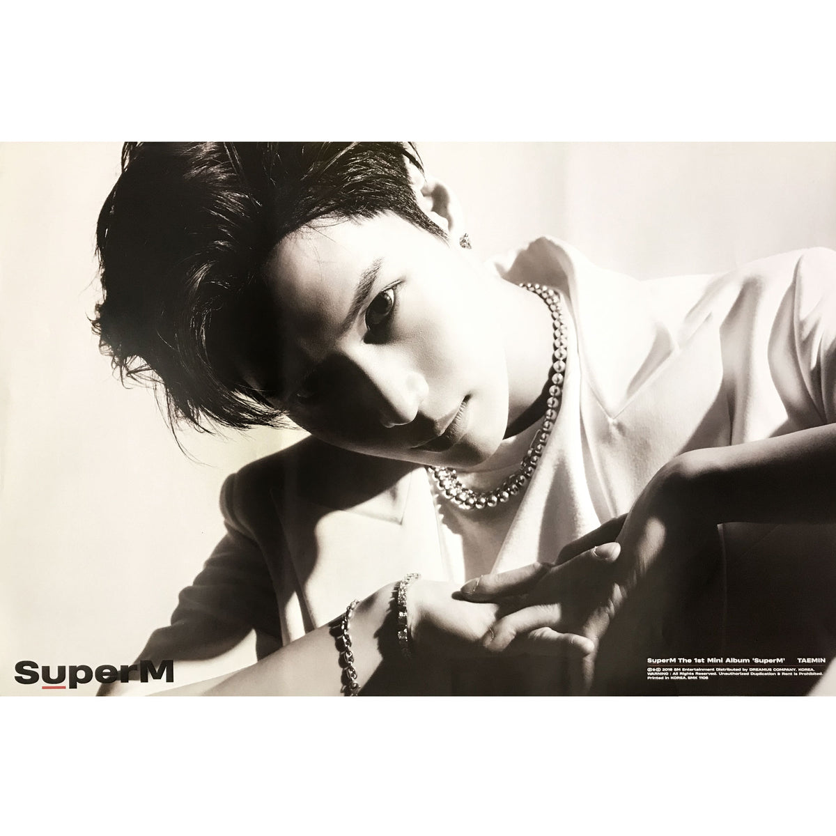 SUPERM | 1ST MINI ALBUM [SUPERM] | (TAEMIN VER.) POSTER ONLY