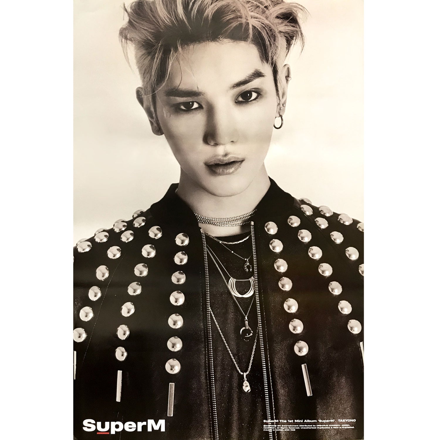 SUPERM | 1ST MINI ALBUM [SUPERM] | (TAEYONG VER.) POSTER ONLY
