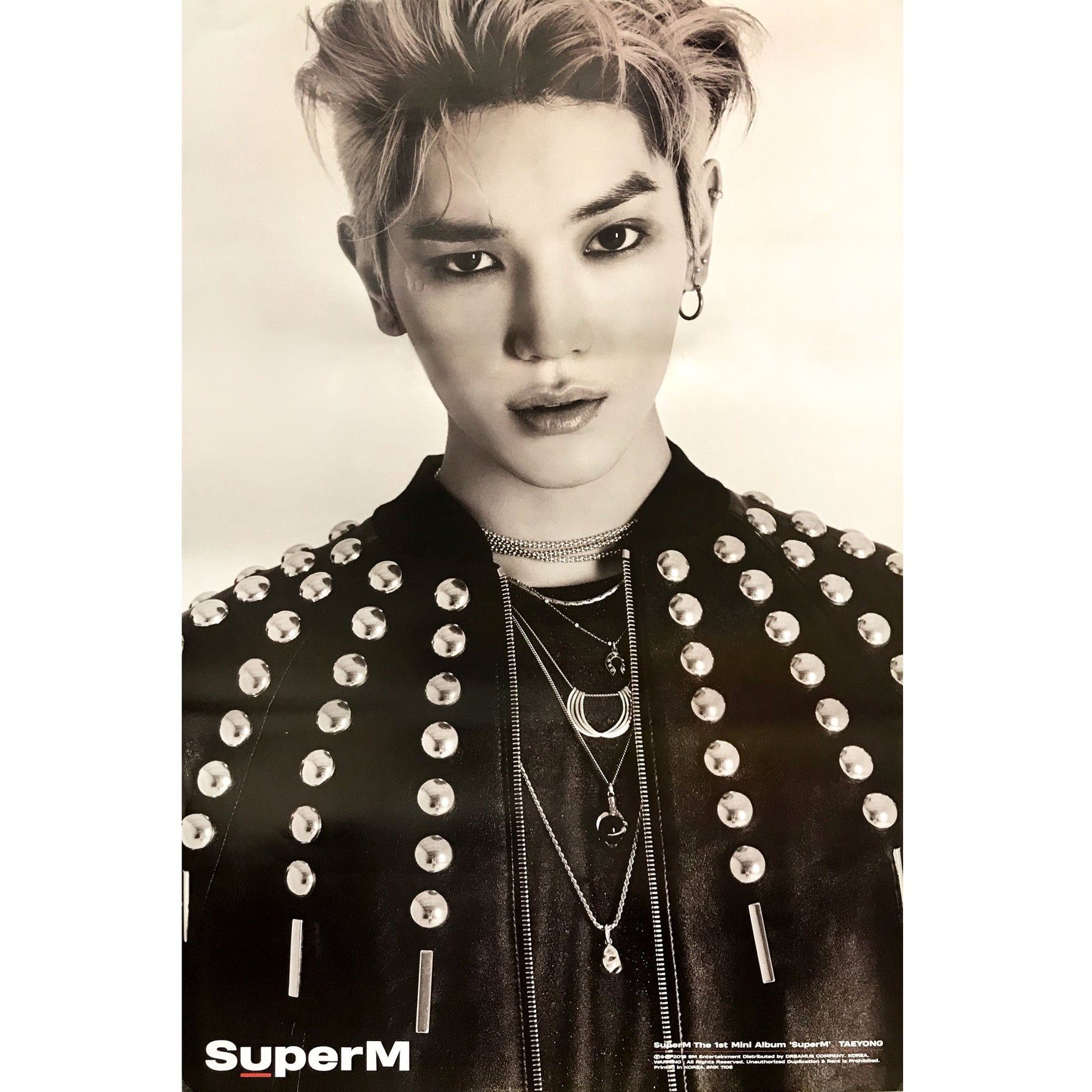 SUPERM | 1ST MINI ALBUM [SUPERM] | (TAEYONG VER.) POSTER ONLY