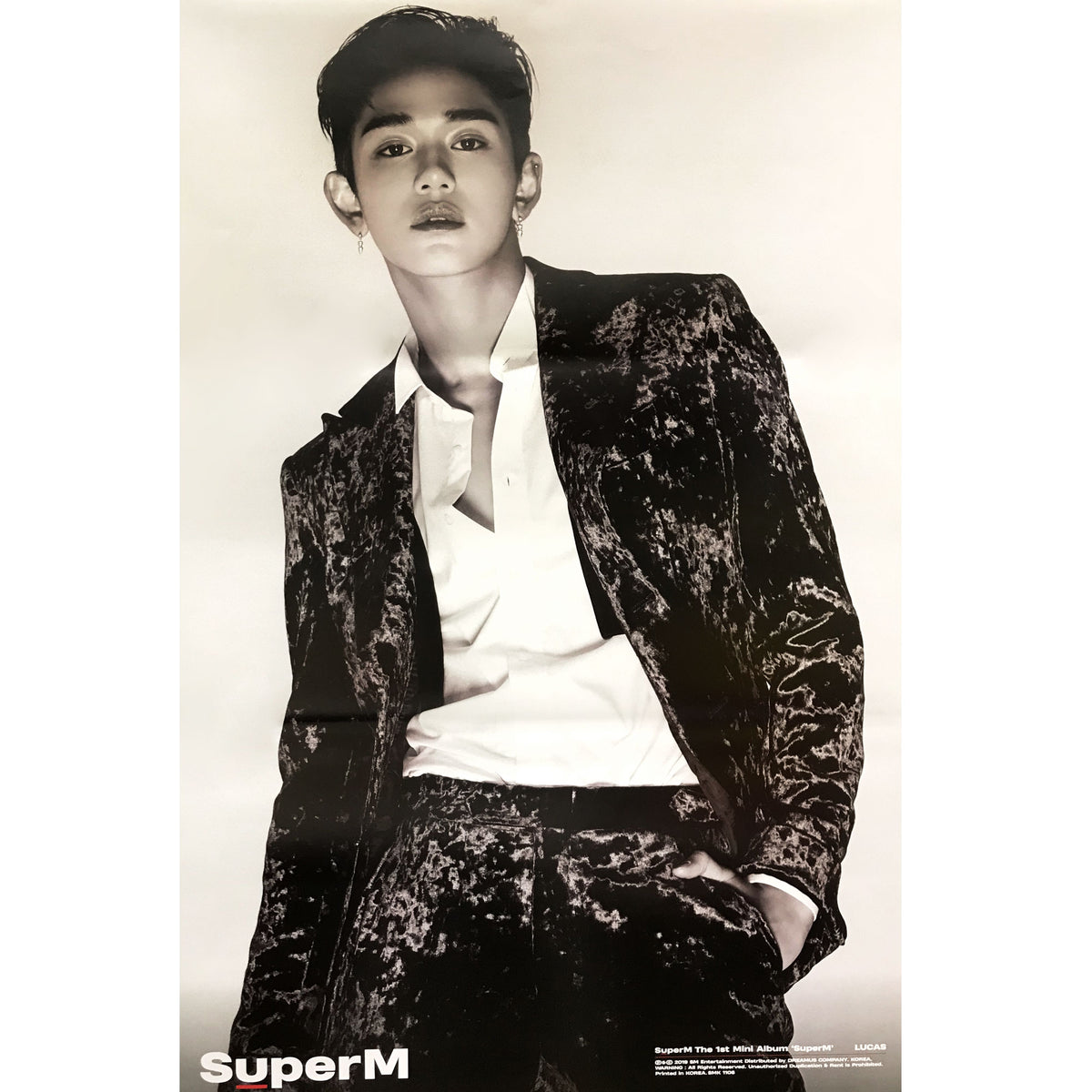 SUPERM | 1ST MINI ALBUM [SUPERM] | (LUCAS VER.) POSTER ONLY