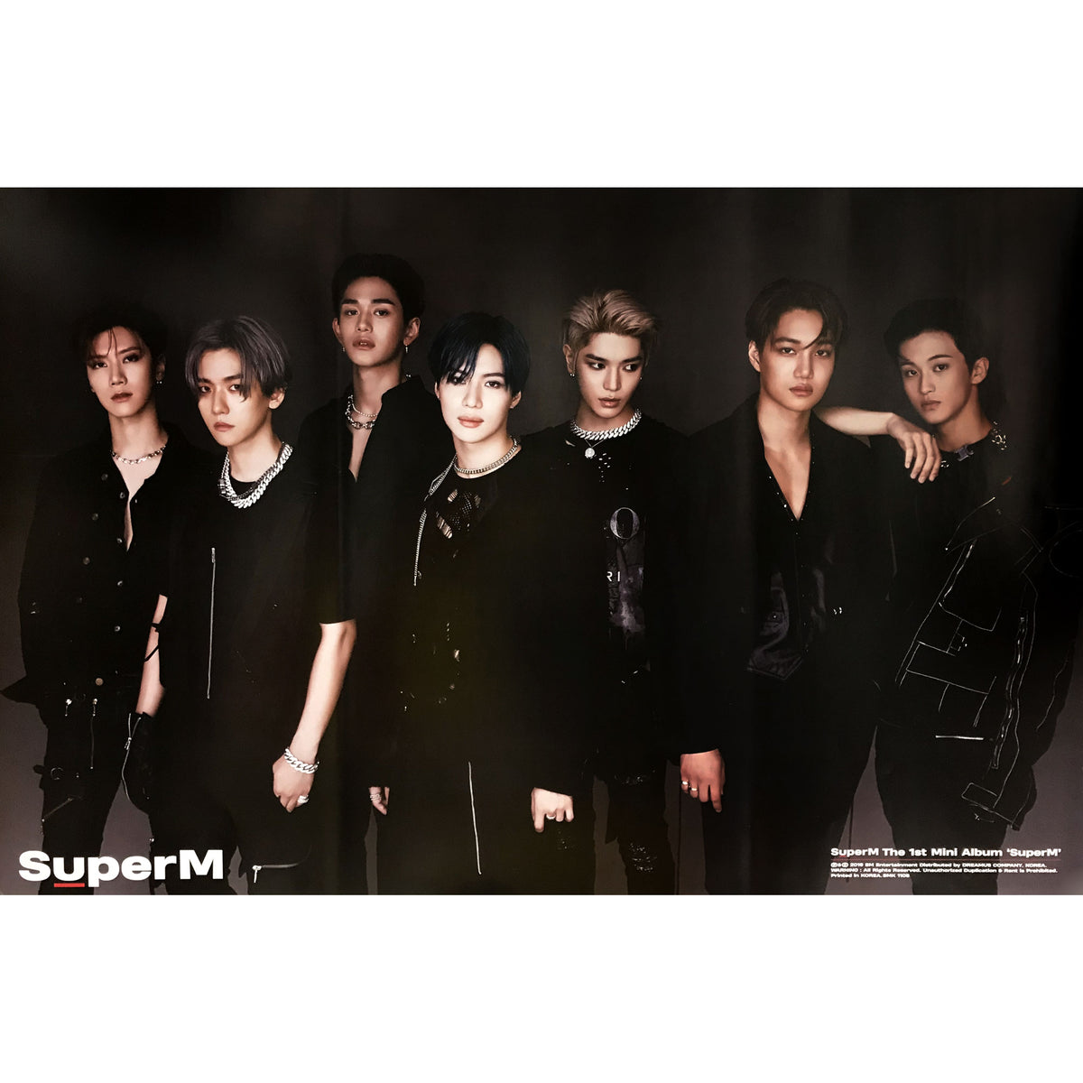 SUPERM | 1ST MINI ALBUM [SUPERM] | (GROUP VER.) POSTER ONLY 