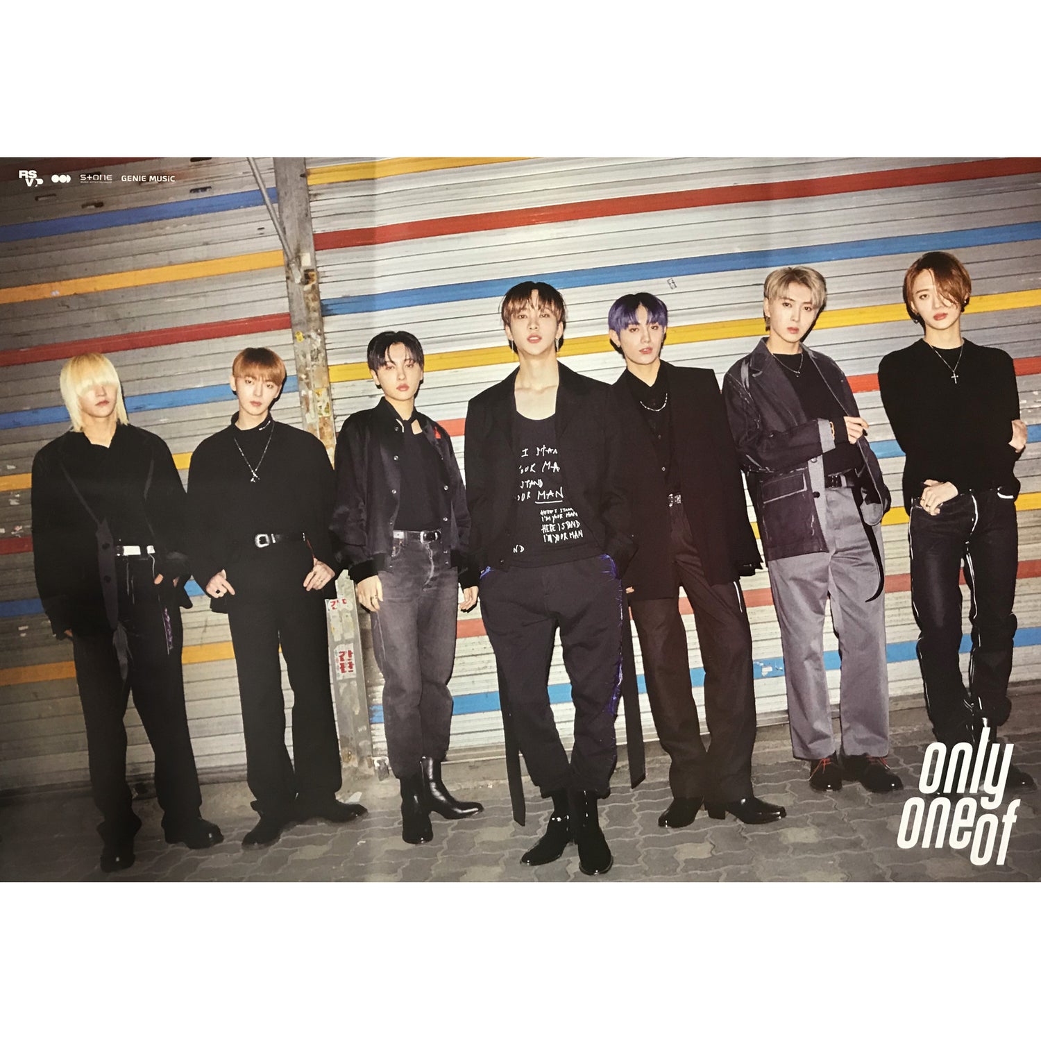 온리원오브 | ONLYONEOF | 1ST SINGLE ALBUM [ PRODUCED BY [ ] PART 1 ] | (BLACK VER.) POSTER ONLY