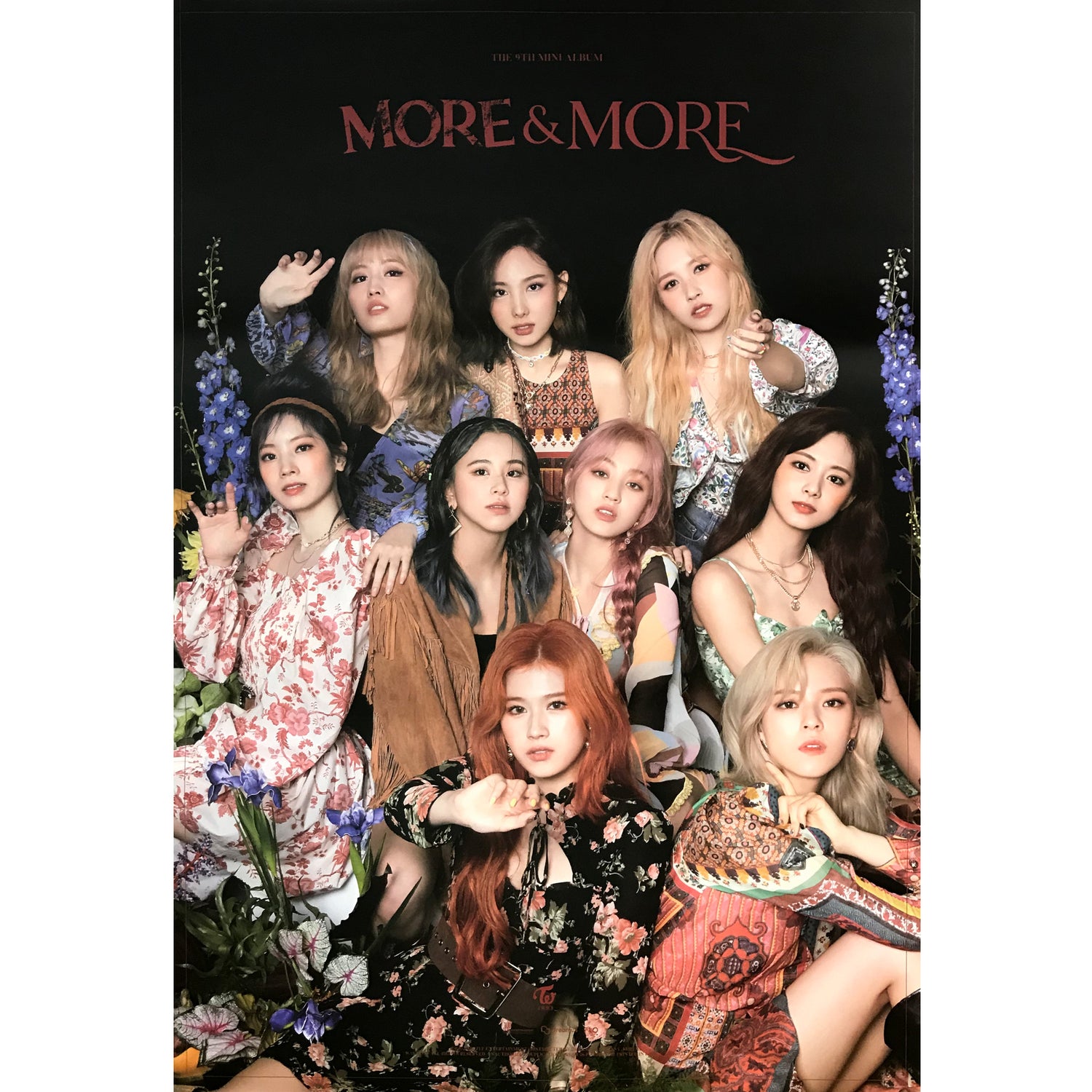 트와이스 | TWICE | 9TH MINI ALBUM [ MORE & MORE ] | (A VER.) POSTER ONLY