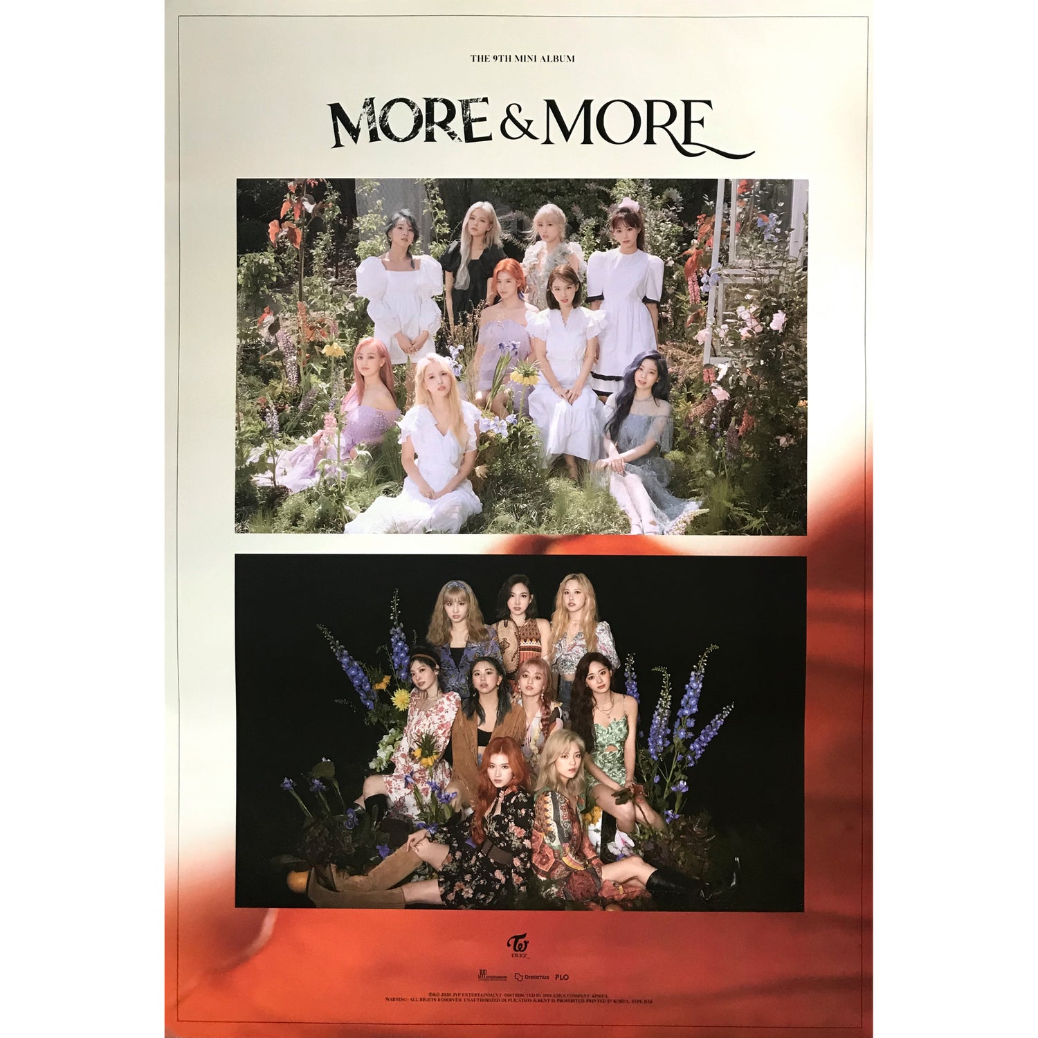 트와이스 | TWICE | 9TH MINI ALBUM [ MORE & MORE ] | (B VER.) POSTER ONLY