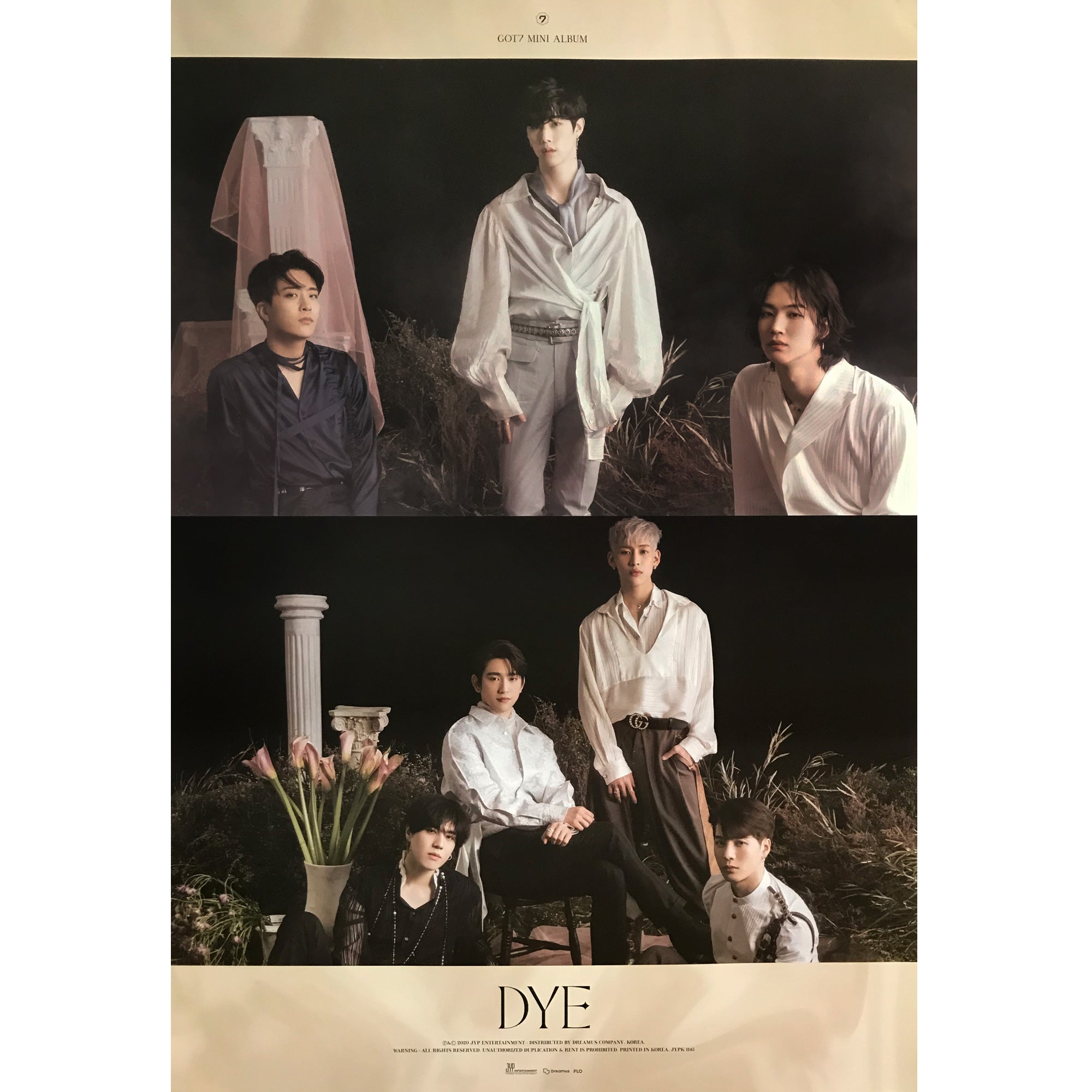 갓세븐 | GOT7 | 11TH MINI ALBUM [ DYE ] | (D VER.) POSTER ONLY – Music Plaza