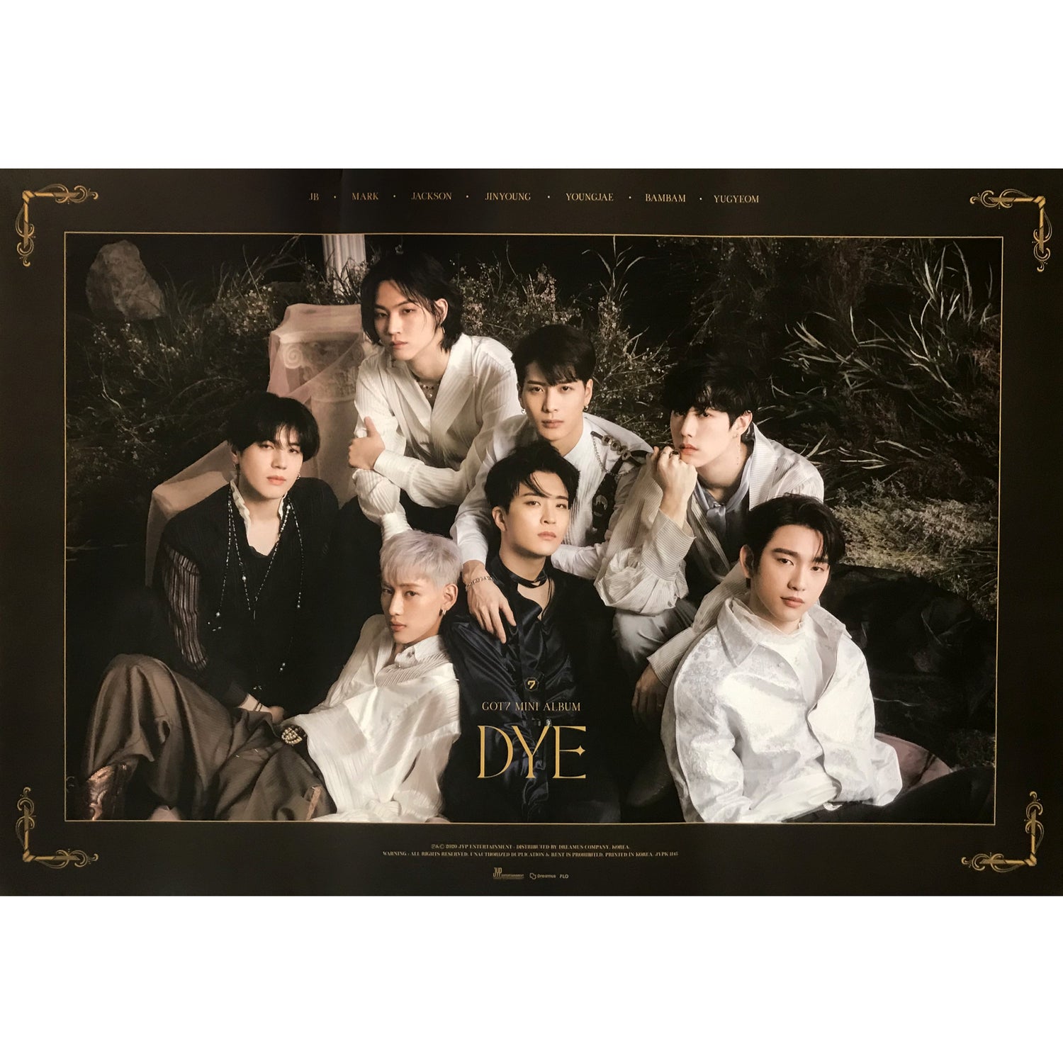 갓세븐 | GOT7 | 11TH MINI ALBUM [ DYE ] | (E VER.) POSTER ONLY