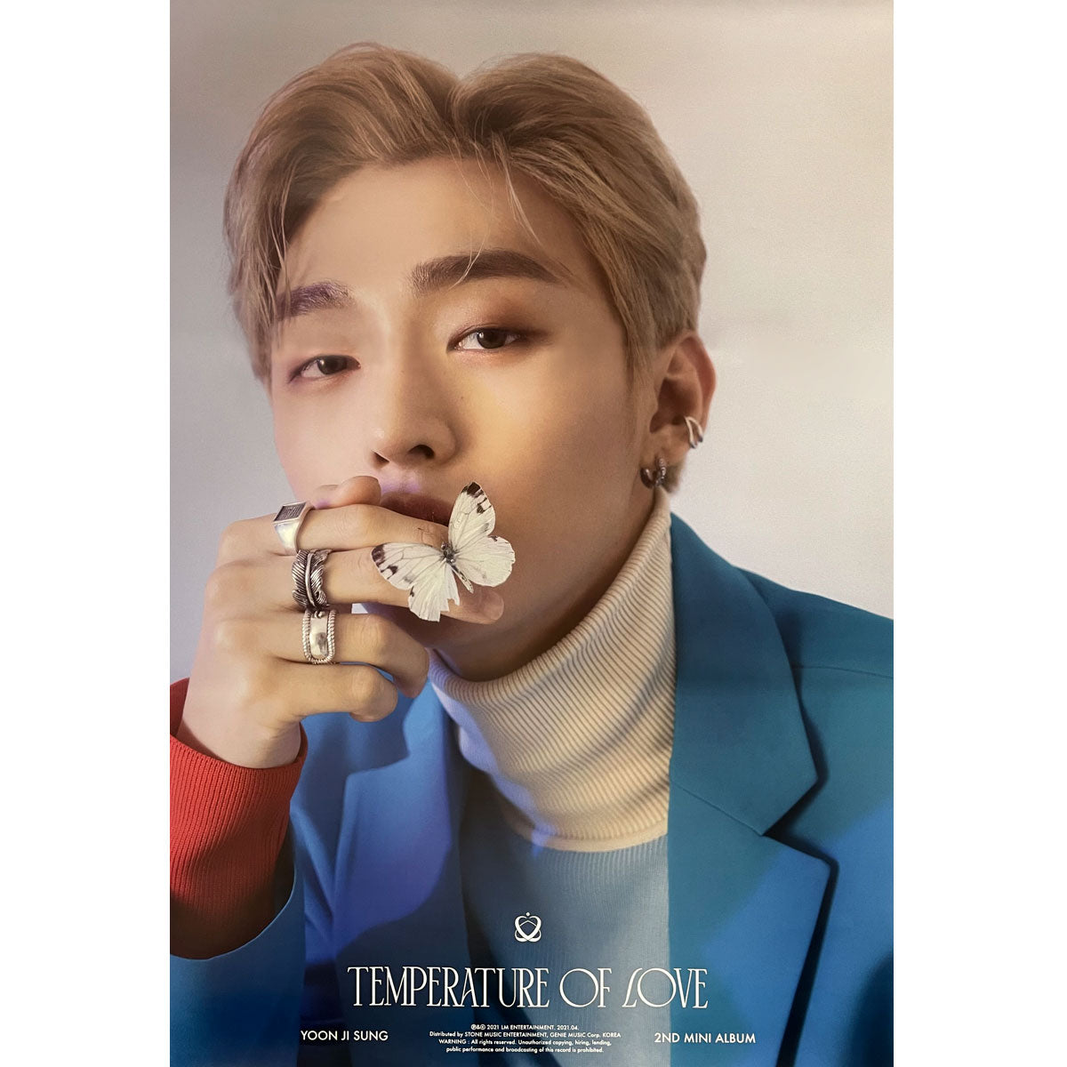 윤지성 | YOON JISUNG | 2ND MINI ALBUM [ TEMPERATURE OF LOVE ] | (38C VER.) POSTER ONLY
