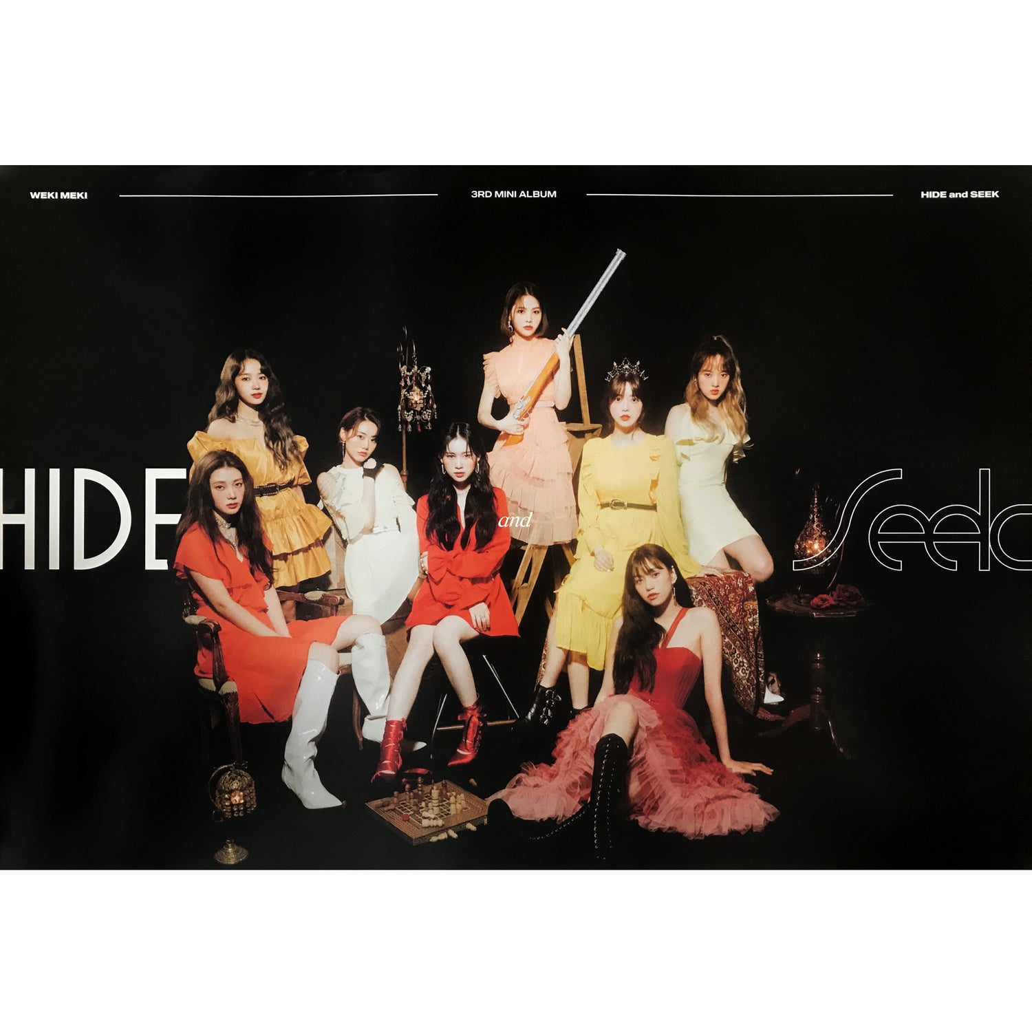 위키미키 | WEKI MEKI | 3RD MINI ALBUM [ HIDE AND SEEK ] | (HIDE VER.) POSTER ONLY