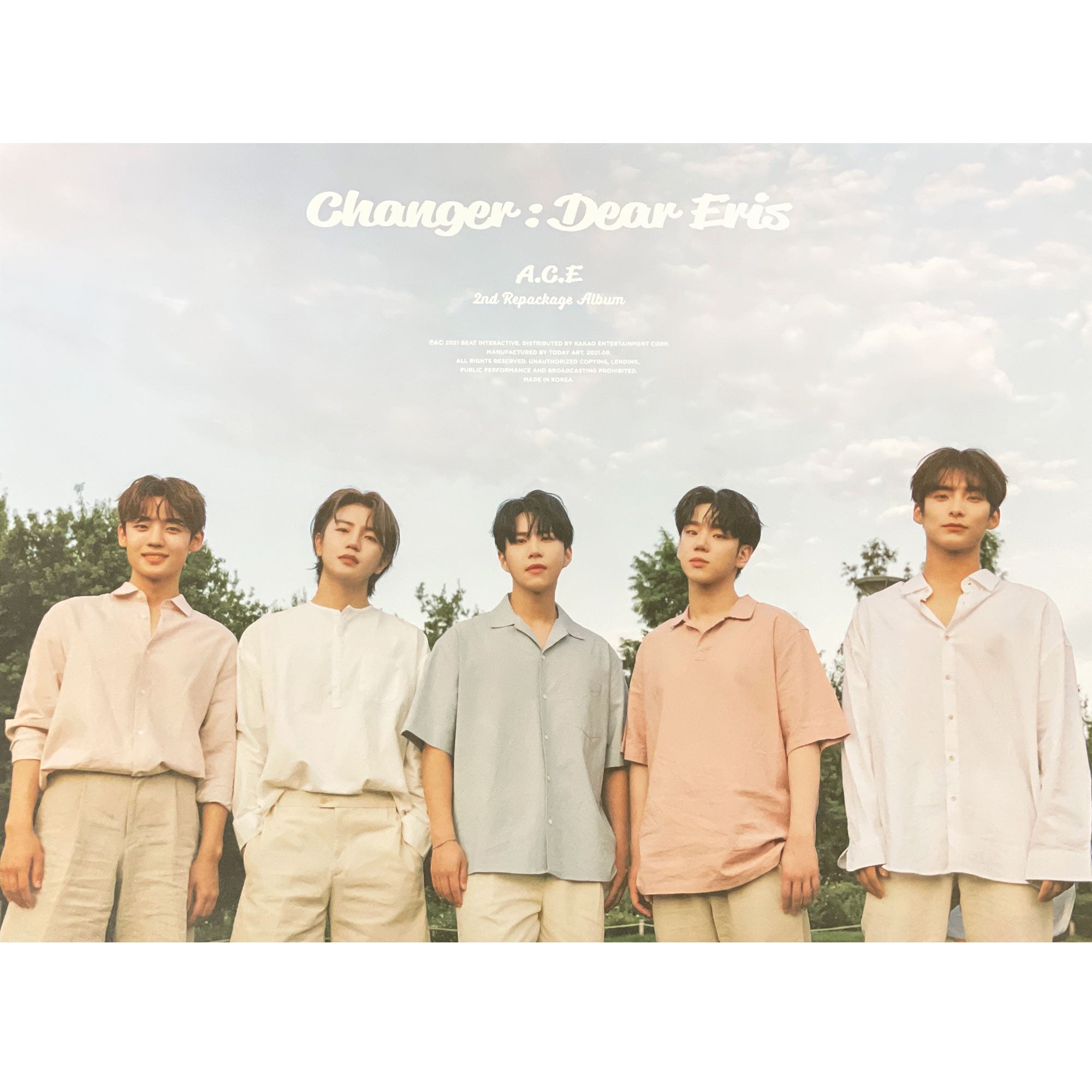 에이스 | A.C.E | 2ND REPACKAGE ALBUM [ CHANGER: DEAR ERIS 에이스 | A.C.E | 2ND REPACKAGE ALBUM [ CHANGER: DEAR ERIS