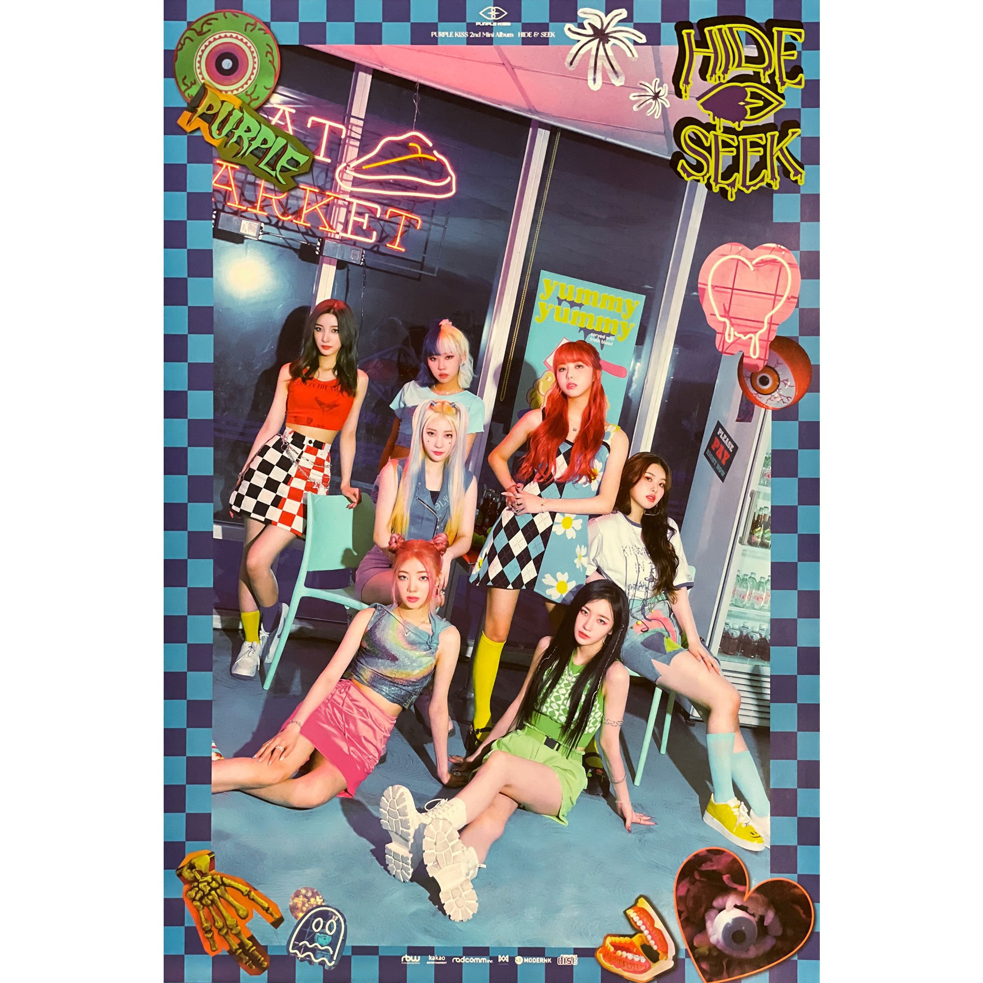 퍼플키스 | PURPLE KISS | 2ND MINI ALBUM [ HIDE & SEEK ] | (A VER