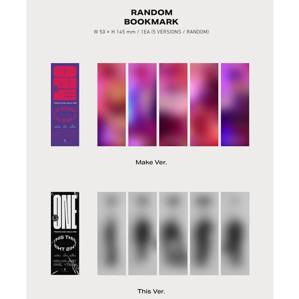 1TEAM 3RD ALBUM [ ONE ]