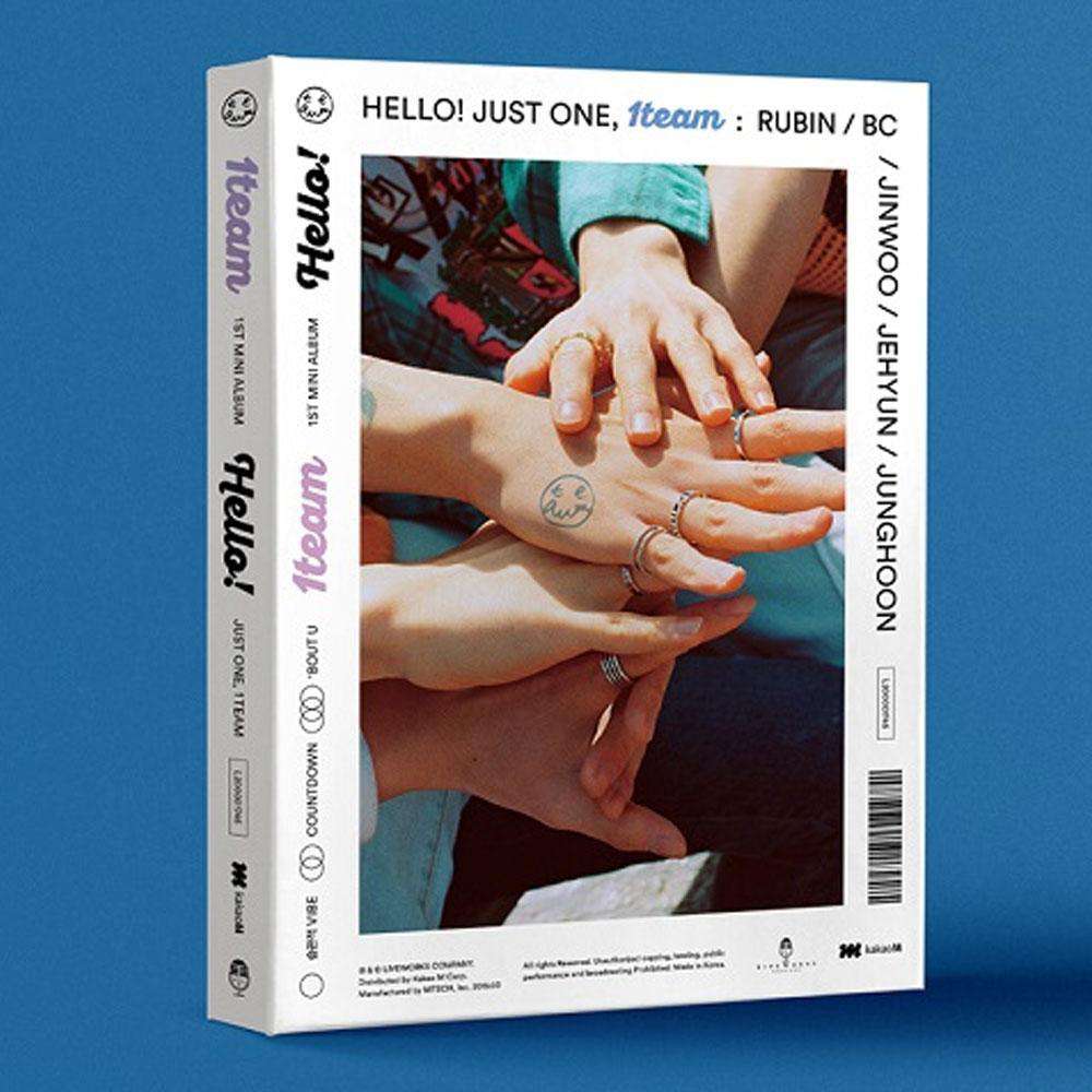 MUSIC PLAZA CD CD 원팀 | 1TEAM 1ST MINI ALBUM [ HELLO! ]