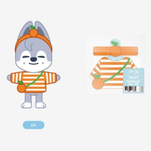 STRAY KIDS x SKZOO [ STAY IN STAY IN JEJU ] PLUSH OUTFIT CITRUS