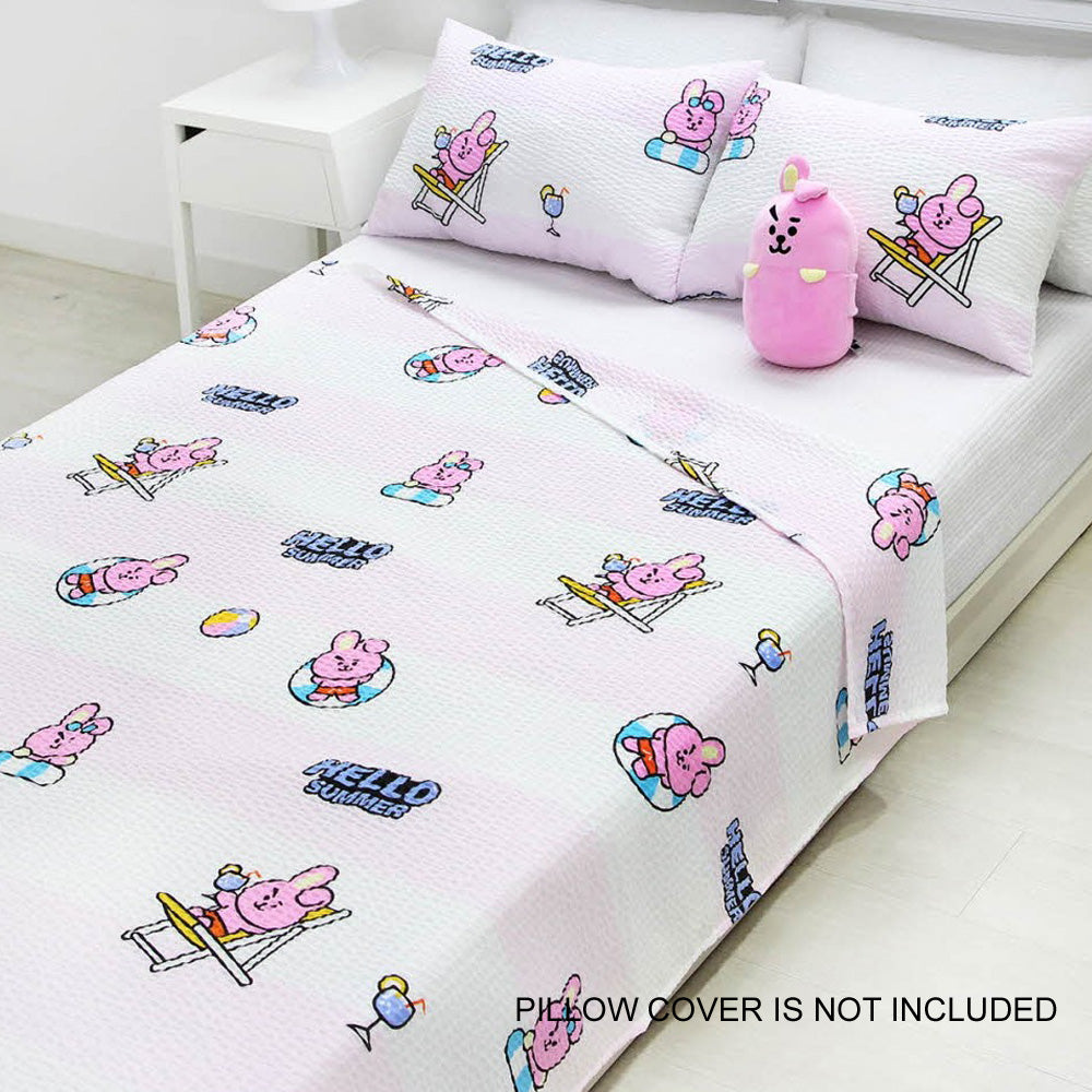 BT21 OFFICIAL RIPPLE BLANKET [ PINKISH COOKY ]