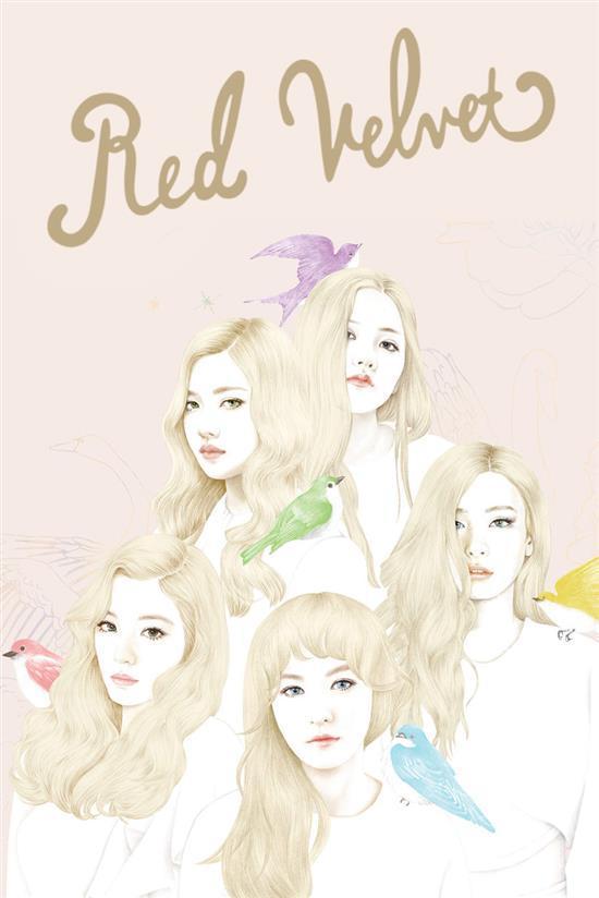 MUSIC PLAZA Poster Red Velvet | 레드벨벳ICE CREAM CAKE VER. 17.8" X 24"