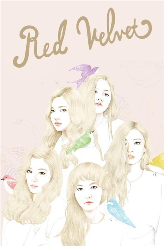 MUSIC PLAZA Poster Red Velvet | 레드벨벳ICE CREAM CAKE VER. 17.8" X 24"