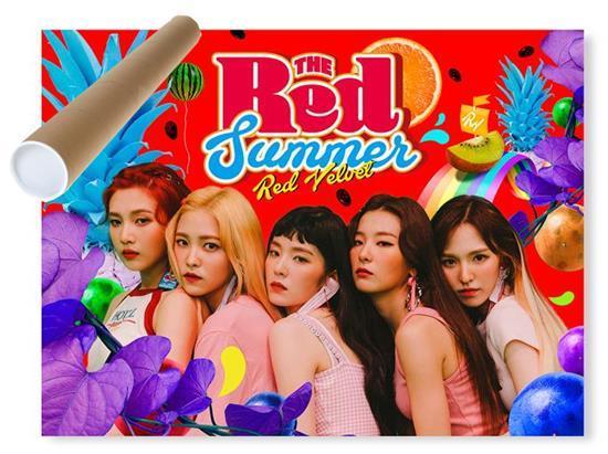 MUSIC PLAZA Poster Red Velvet | 레드벨벳 | THE RED SUMMER | POSTER ONLY