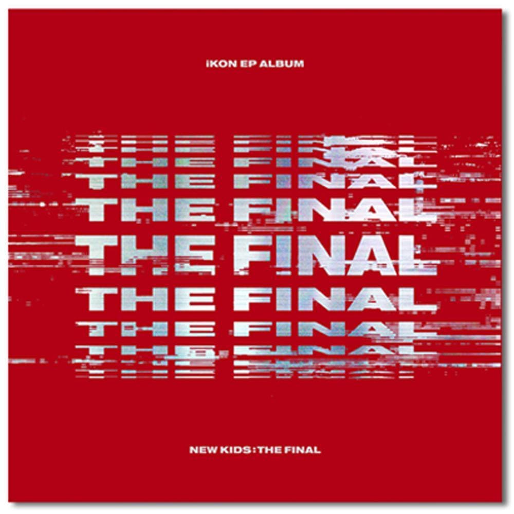 MUSIC PLAZA CD REDOUT VERSION iKON MINI ALBUM [ NEW KIDS : THE FINAL (EP) ] CD+FOLDED POSTER ON PACK