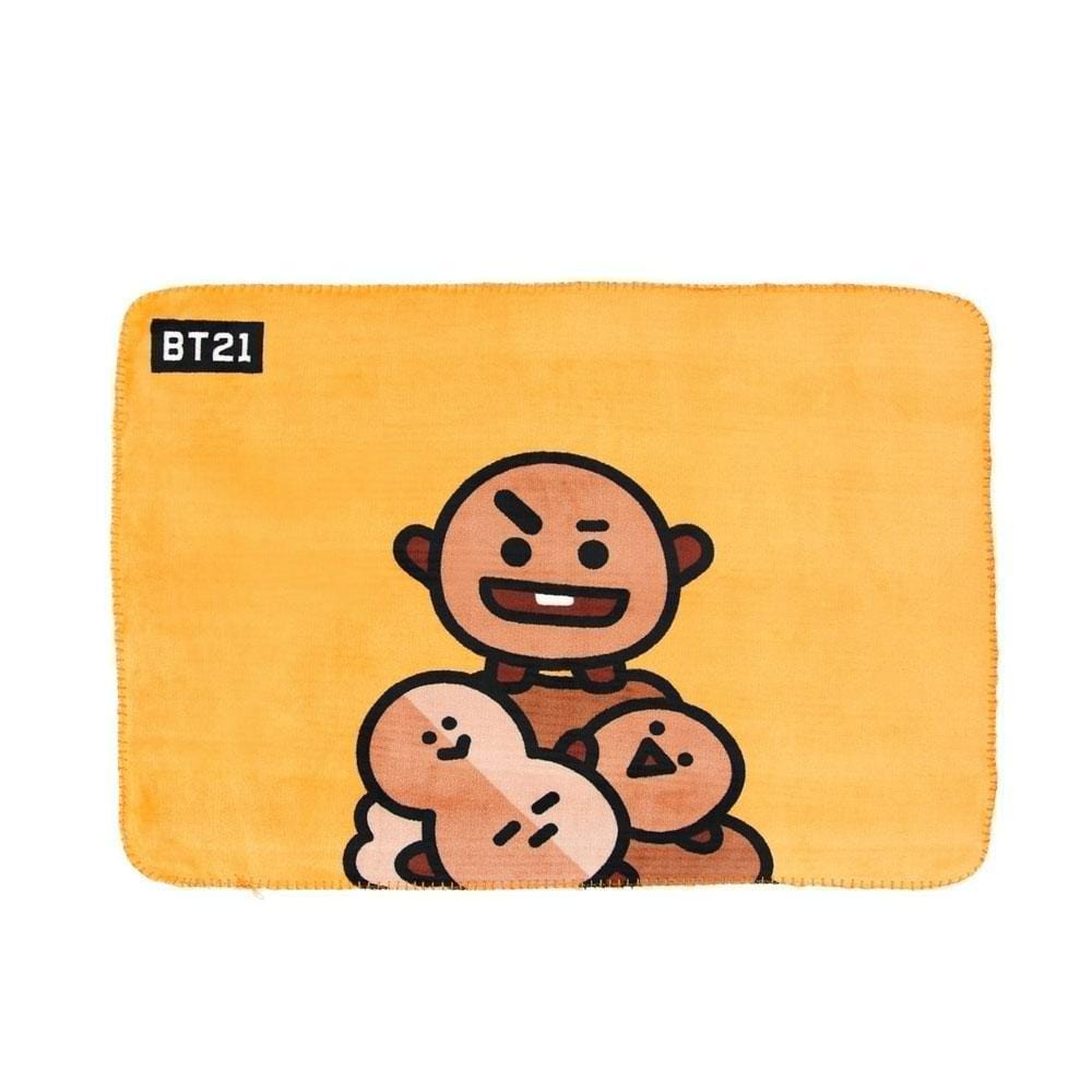 MUSIC PLAZA Goods SHOOKY BT21 x HOMEPLUS OFFICIAL FLANNEL BLANKET