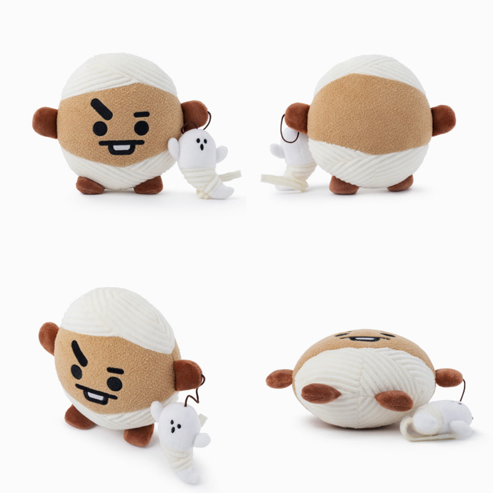 bt21 [ knock, knock who's there ] standing plush doll