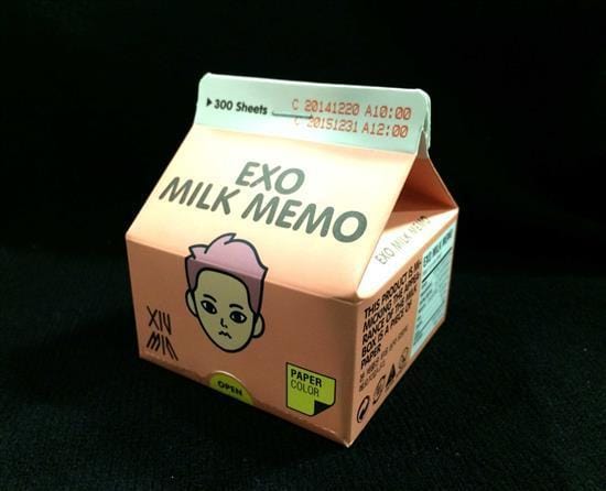 MUSIC PLAZA Goods <strong>시우민 | XIUMIN</strong><br/>EXO MILK MEMO<br/>