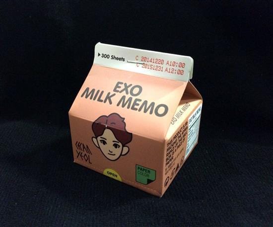 MUSIC PLAZA Goods <strong>찬열 | CHANYEOL</strong><br/>EXO MILK MEMO<br/>