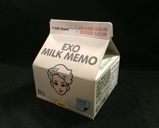MUSIC PLAZA Goods <strong>카이 | KAI</strong><br/>EXO MILK MEMO<br/>