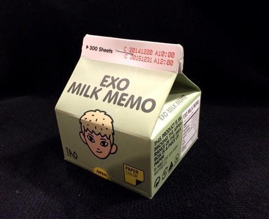 MUSIC PLAZA Goods <strong>타오 | TAO</strong><br/>EXO MILK MEMO<br/>