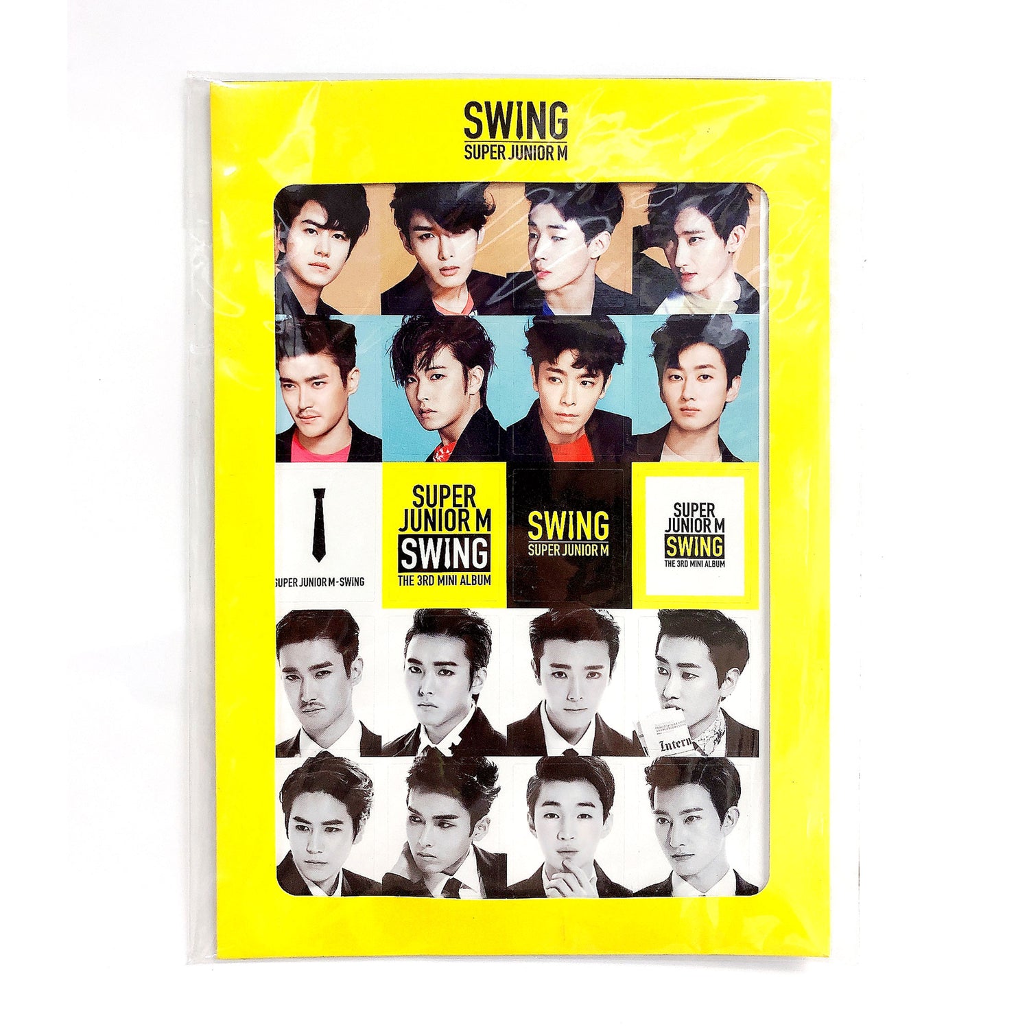 슈퍼주니어 M | SUPER JUNIOR [ SWING ] STICKER + DONGHAE BOOKMARK