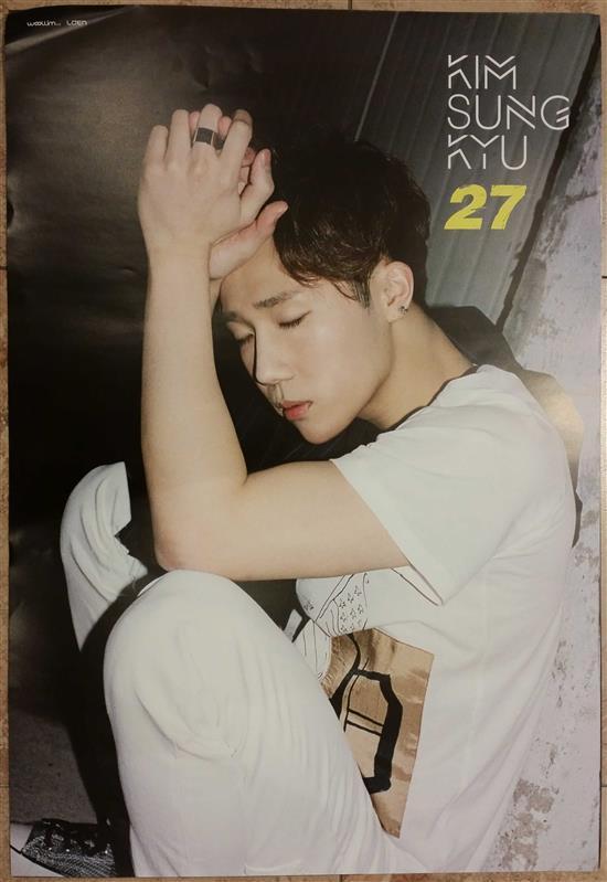 MUSIC PLAZA Poster 김성규 | KIM, SUNGKYU<br/>2ND MINI ALBUM- 27<br/>POSTER - A VERSION