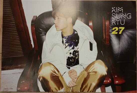 MUSIC PLAZA Poster 김성규 | KIM, SUNGKYU<br/>2ND MINI ALBUM- 27<br/>POSTER - B VERSION