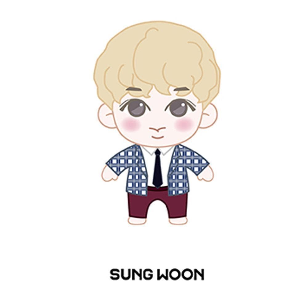 MUSIC PLAZA Goods HA SUNG WOON WANNA ONE CHARACTER PLUSH DOLL+ 1 PHOTO CARD | OFFICIAL MD