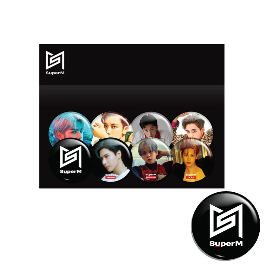 SUPER M PIN BADGE SET | OFFICIAL MD