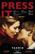 MUSIC PLAZA Poster TAEMIN | SHINEE | 태민 | TYPE B - POSTER ONLY PRESS IT