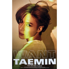 テミン TAEMIN ミニ2集　WANT コンプリートセット 태민 | TAEMIN | 2ND MINI ALBUM [ WANT ] | POSTER ONLY - Music Plaza