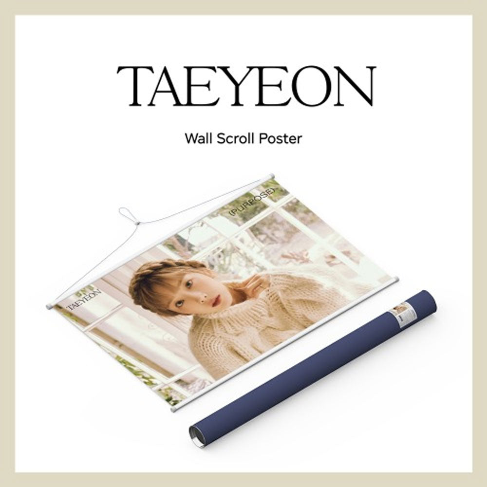 태연 | TAEYEON [ PURPOSE ] WALL SCROLL POSTER