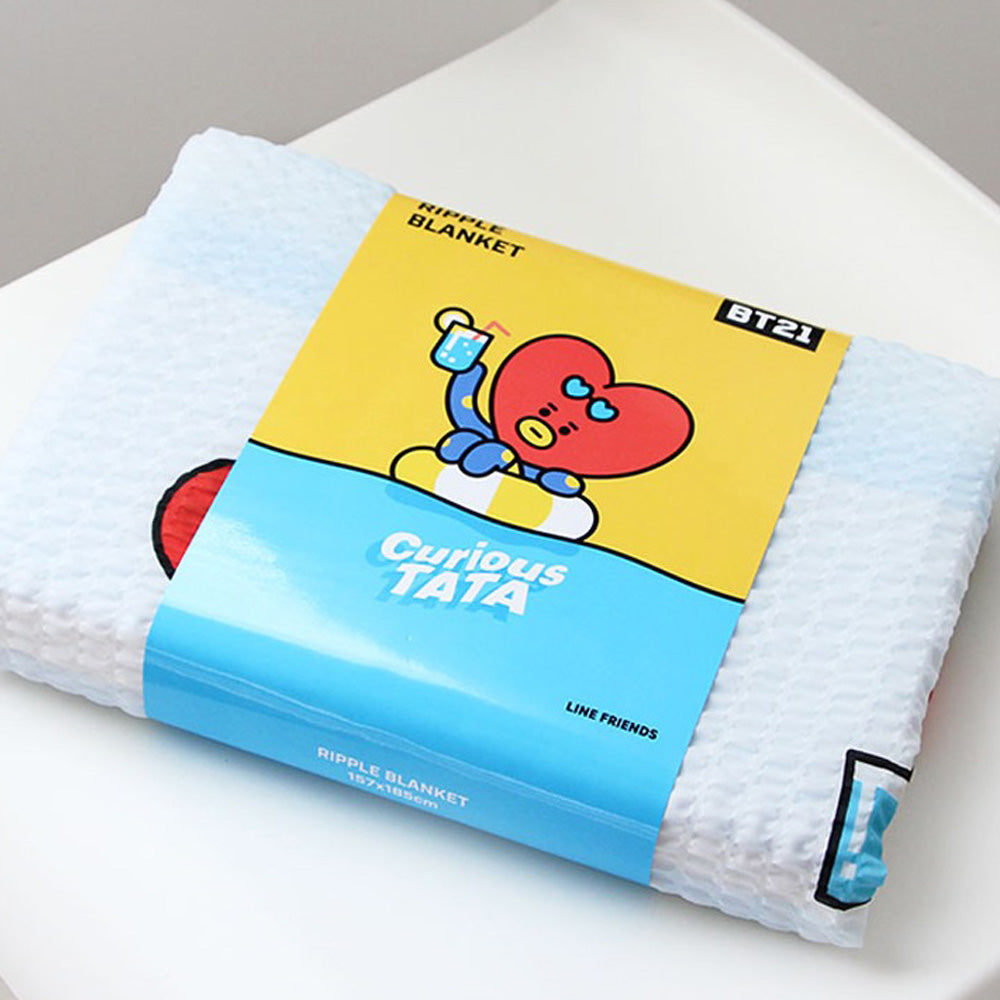 BT21 OFFICIAL RIPPLE BLANKET [ CURIOUS TATA ]