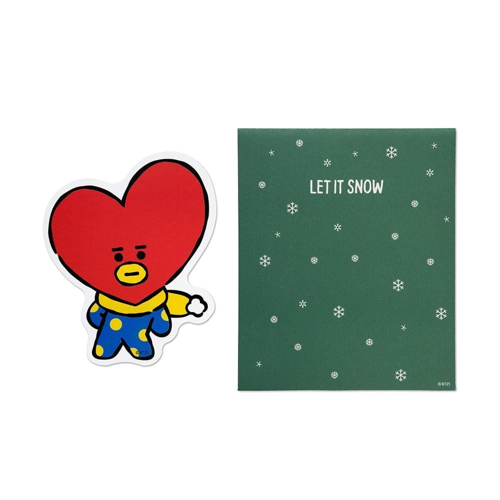 BT21 [ WINTER ] MESSAGE CARD TATA VERSION - Music Plaza