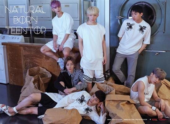 MUSIC PLAZA Poster Teen Top | 틴탑 | NATURAL BORN TEENTOP 18" X 24"
