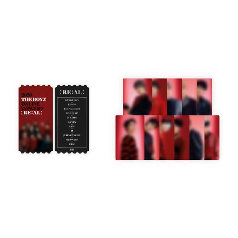 더보이즈 | THE BOYZ [ 2020 RE:AL ] TICKET CARD + PHOTOCARD SET