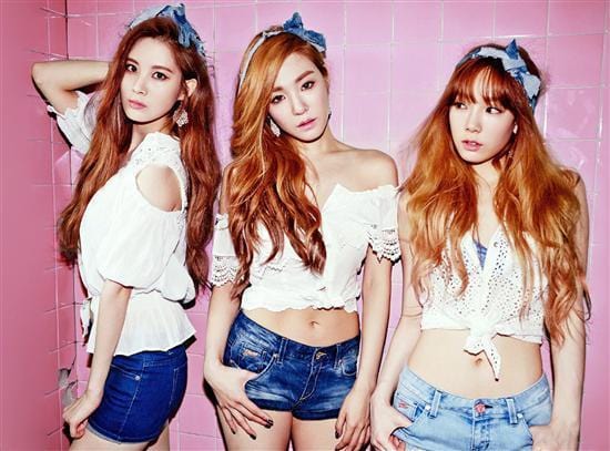 MUSIC PLAZA Poster 소녀시대-태티서 | GIRL'S GENERATION - TTS (SNSD)<br/>36" X 24"<br/>POSTER